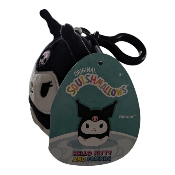 NEW Squishmallows Kuromi Plush Clip-on - Picture 5 of 5